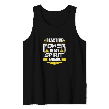 Discover Electrical Engineer Lineman Power Electrician Tank Tops