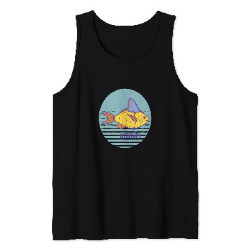 Discover Fish imitates shark Tank Tops