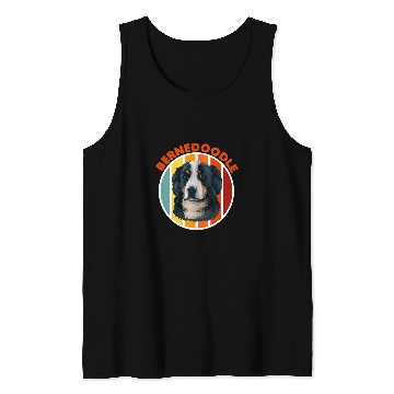 Discover Bernedoodle Dog Lover Graphic Tank Tops