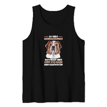Discover St Bernard Dog Friends Tank Tops