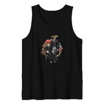 Discover Fancy Art Mushroom Heads Cottagecore Shroom Hunter Tank Tops