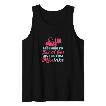 Discover Forklift operator wife Tank Tops