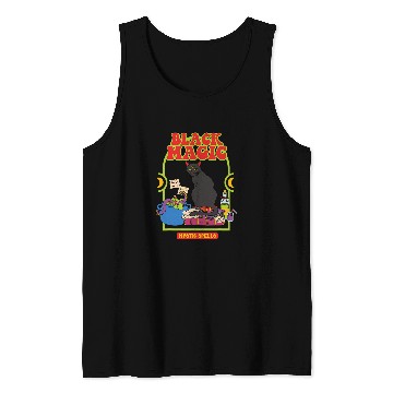 Discover Black Magic 2Mystic Spells 2Cat Tank Tops