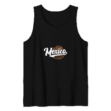 Discover Mexico Mexican gold eagle illustration design Tank Tops
