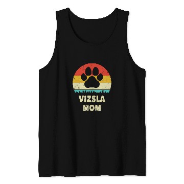 Discover Dog Vizsla Mom vintages Dog Gift For Women Funny Dog Lover Tank Tops