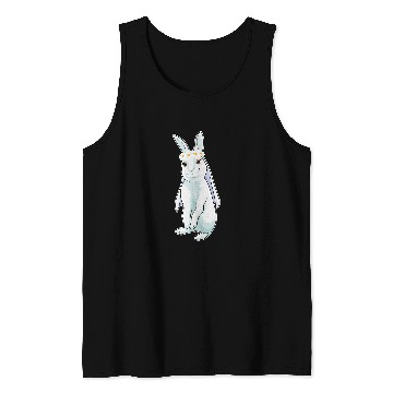 Discover Rabbits Bride Flower wreath Wedding Tank Tops