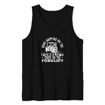 Discover Forklift Operator Truck Worker 10 Tank Tops