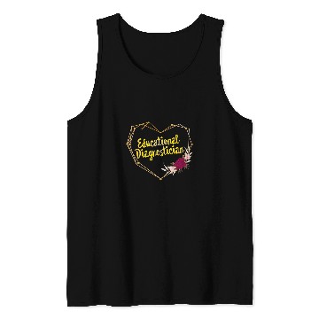 Discover Educational Diagnostician Squad School Psychologist Psyc 21 Tank Tops