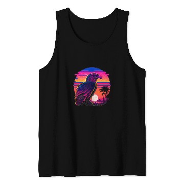 Discover Retro Aesthetic Bald Eagle Tank Tops