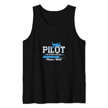 Discover Flight School Pilot In Progress Student Pilots New Pilots Tank Tops