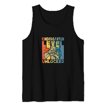 Discover Edry Kindergarten Level Unlocked Student Back To School Tank Tops