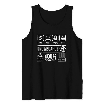 Discover Skiing Ski Snowboard Multi Tasking Tank Tops