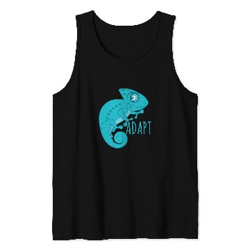 Discover Chameleon Blue Art Chameleon Adapt Tank Tops
