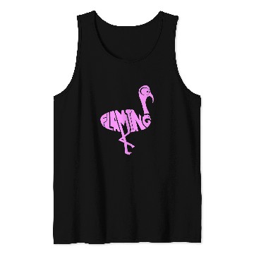Discover Pink Flamingo Flamingos Tank Tops