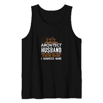 Discover Architect Student Architecture Husband Wife Architect Tank Tops