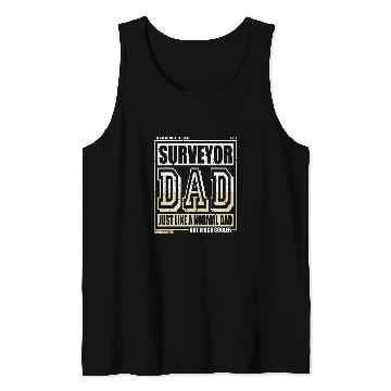 Discover Like A Normal Dad Father Surveyor Tank Tops