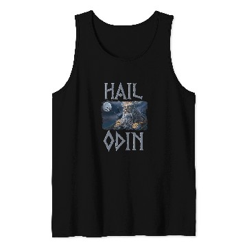 Discover Viking Walhalla Odin Thor Hammer Nordmann 1 Tank Tops