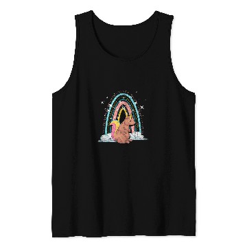 Discover Rainbow Squirrelcorn Forest Animal Fantasy Squirrel Unicorn Tank Tops