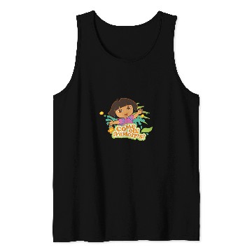 Discover Dora the Explorer Come On Vamanos Dora Tropical Portrait Tank Tops