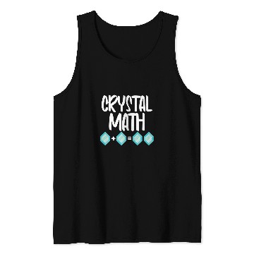 Discover Crystal Math Mathematics Mathematician Tank Tops