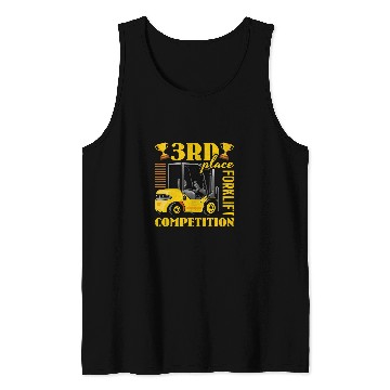 Discover 3rd Place Forklift Competition Forklift Operator Tank Tops