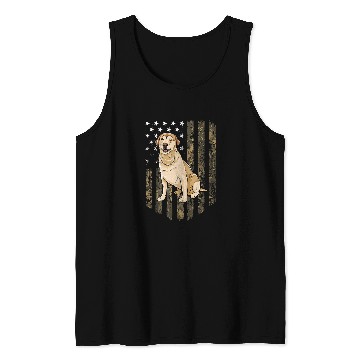 Discover Labrador Lab Dog Camouflage Tank Tops