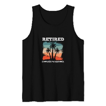 Discover Funny Retirement Design for Computer Programmer Tank Tops