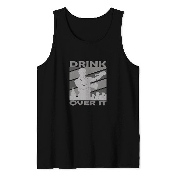 Discover drink over it bartender cocktail party barman bartender Tank Tops