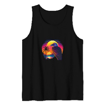Discover Retro Aesthetic Bald Eagle 1 Tank Tops