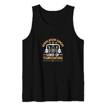 Discover Funny HVAC Installer Technician Aircon Install AC Repairman Tank Tops