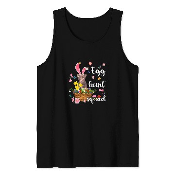 Discover Patterdale Terrier Happy Easter Day Easter Colorful Egg Hunt Tank Tops