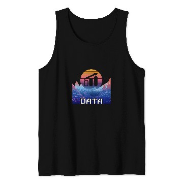 Discover Data Analyst Space Landscape Software Engineer Data Analysis Tank Tops