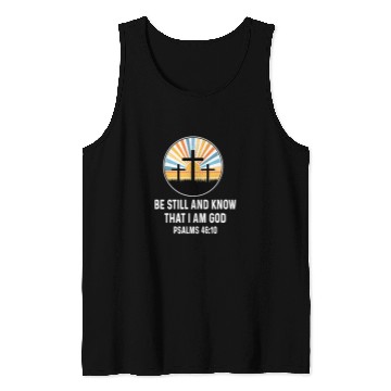 Discover Psalm 4610 46 10 God Jesus Religious Quote Christian Tank Tops