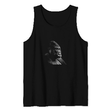 Discover Gorilla Portrait Art Tank Tops