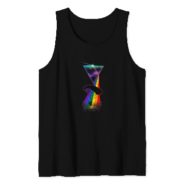 Discover Skydiving Gift vintages Retro Prism Skydiving Tank Tops