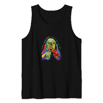 Discover Cocker Spaniel Artwork Painting Tank Tops