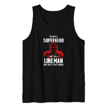Discover Football Lineman Hero Offensive Defensive Player 1 Tank Tops