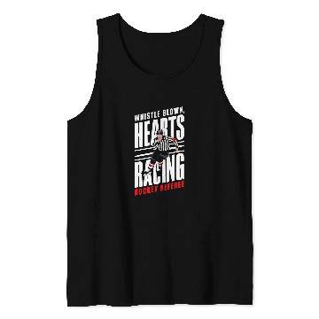 Discover Hockey Referee Refereeing Ref Sports Game Official 1 Tank Tops