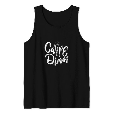 Discover Carpe Diem inspiration art Tank Tops