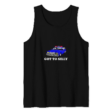 Discover Hilarious Got Too Silly Goose in Police Car Tee Tank Tops