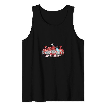 Discover Art Therapist Job Christmas Gnome Back To School Tank Tops