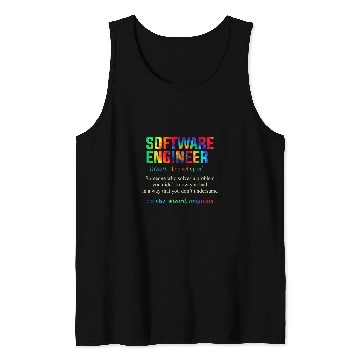 Discover Software Engineer Definition Coder Definition Tank Tops