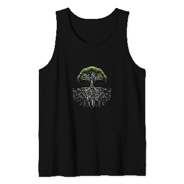 Discover Natureinspired Coding Computer Programmer Tree Circuits Tank Tops