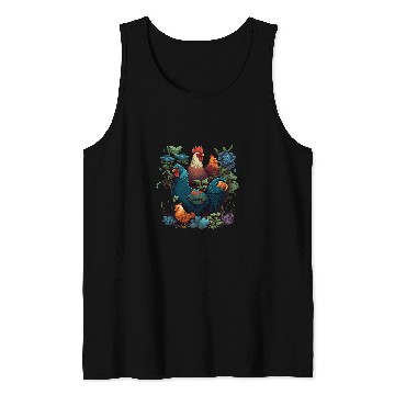 Discover Gardening Plants and chickens 5 Tank Tops