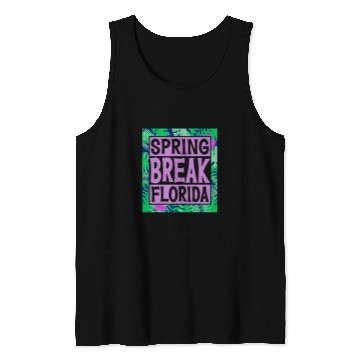 Discover Spring Break Senior Class Student School Trip Florida Beach 4 Tank Tops