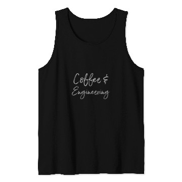 Discover Coffee and Engineering Software Coding Science and Math Tank Tops