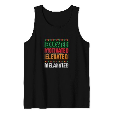 Discover Educated Motivated Elevated Black History Month 1 Tank Tops