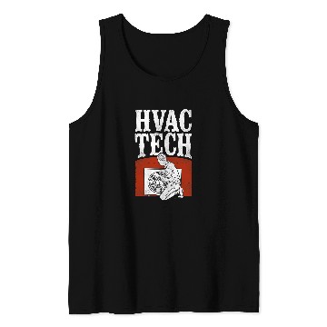 Discover HVAC Technician Tech vintages Hvac Tech Tank Tops