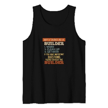 Discover 3 Tasks as a builder owneroccupied homes homes Builders Tank Tops