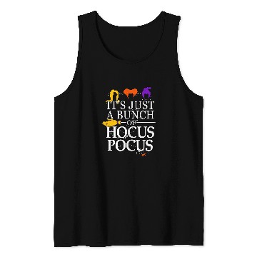 Discover Halloween Its Just a Bunch of Hocus Pocus 430 Pumpkin Tank Tops